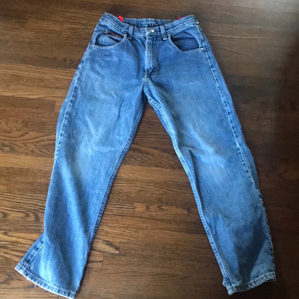 Dark blue jeans never been worn size 0